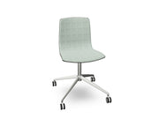 Aava 02 Fixed Trestle Base Wood Chair With Front Upholstery Chairs Arper 