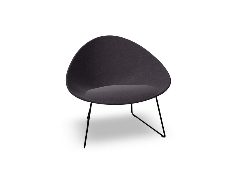 Adell Sled Base Lounge Chair With Fully Upholstered lounge chair Arper 