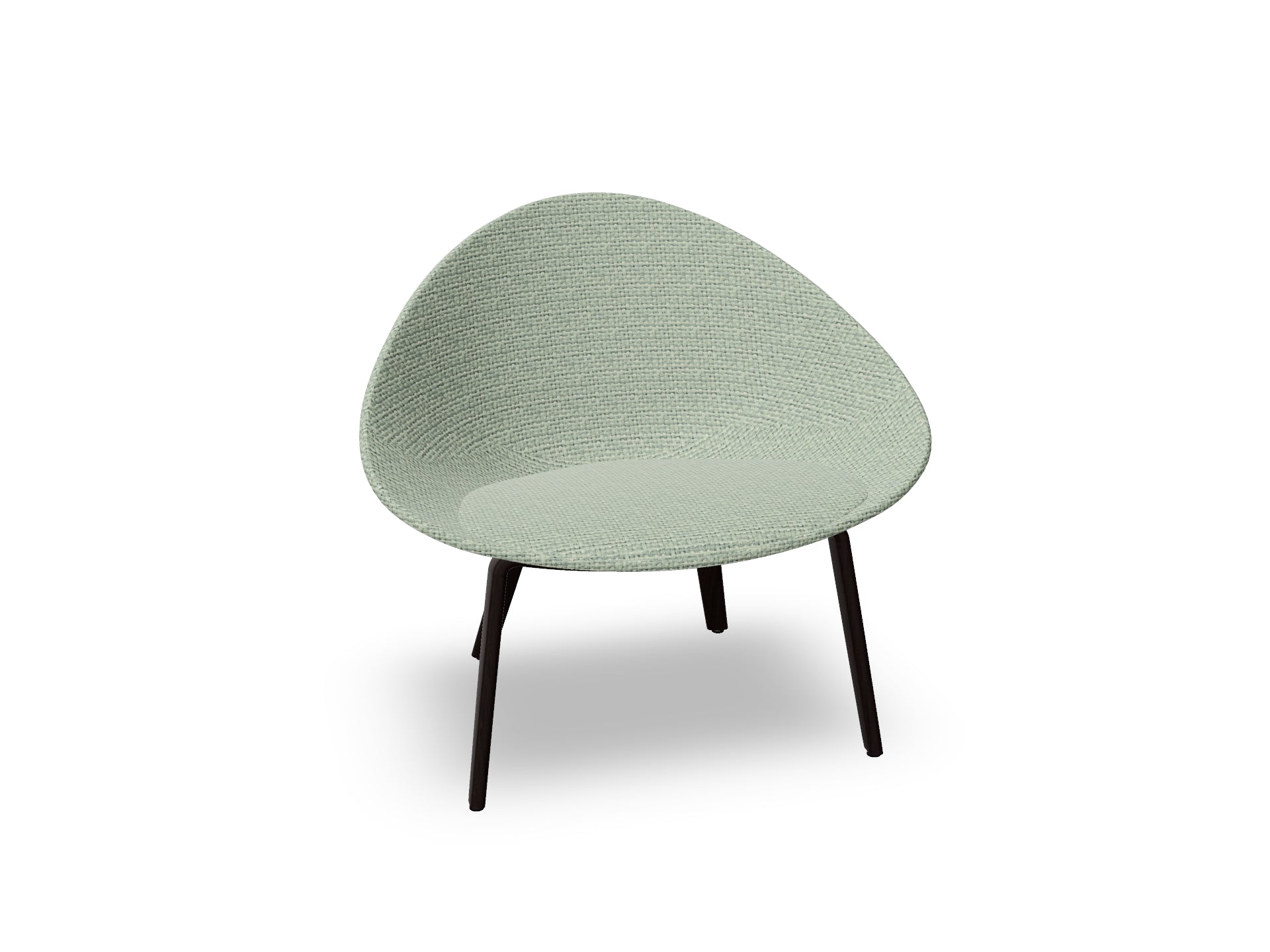 Adell 4 Leg Wood Lounge Chair With Fully Upholstered