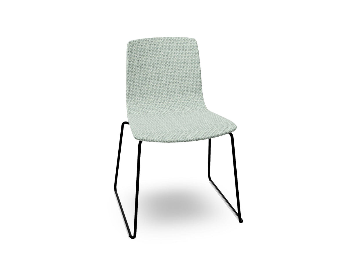 Aava 02 Sled Base Chair With Fully Upholstered Chairs Arper 