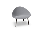 Adell 4 Leg Wood Lounge Chair With Fully Upholstered lounge chair Arper 