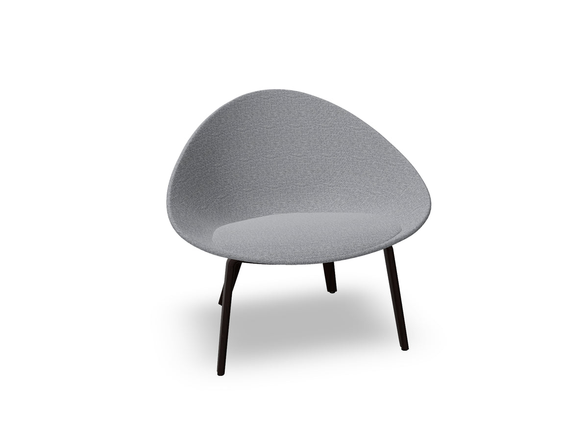 Adell 4 Leg Wood Lounge Chair With Fully Upholstered