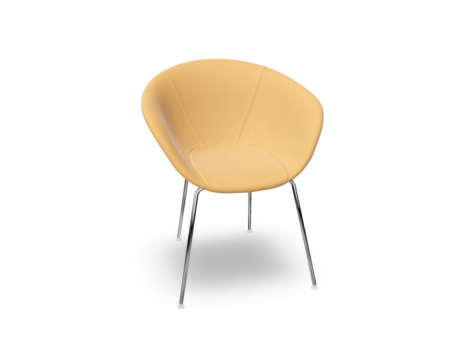 Duna 02 Four Leg Chair Fully Upholstered Chairs Arper 