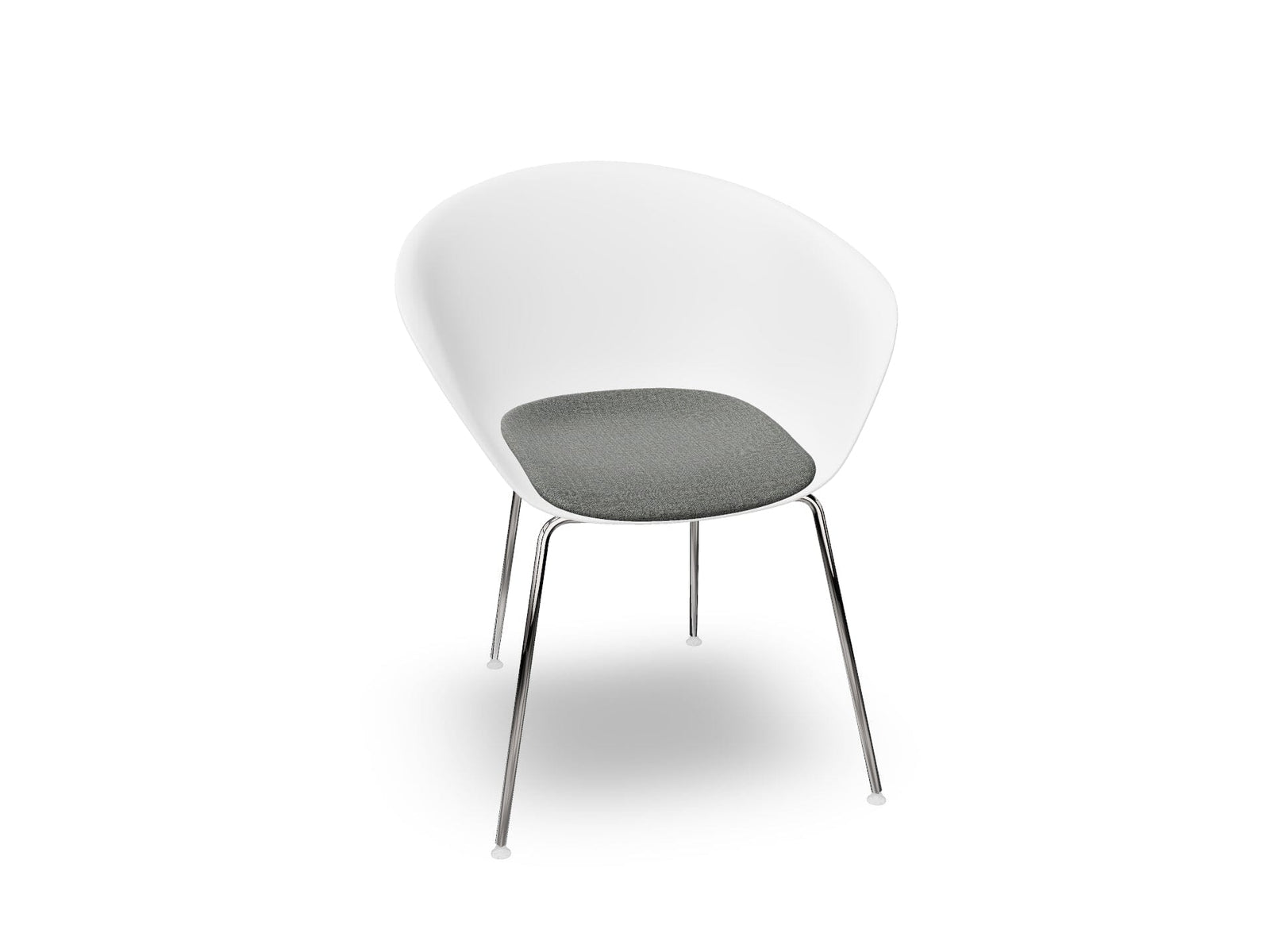 Duna 02 Four Leg Chair With Seat Cushion Chairs Arper 