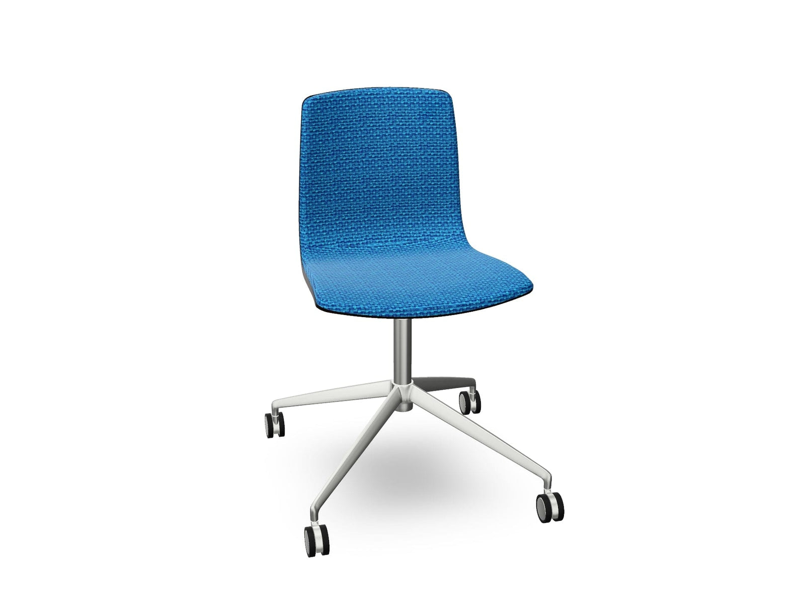 Aava 02 Fixed Trestle Base Wood Chair With Front Upholstery Chairs Arper 