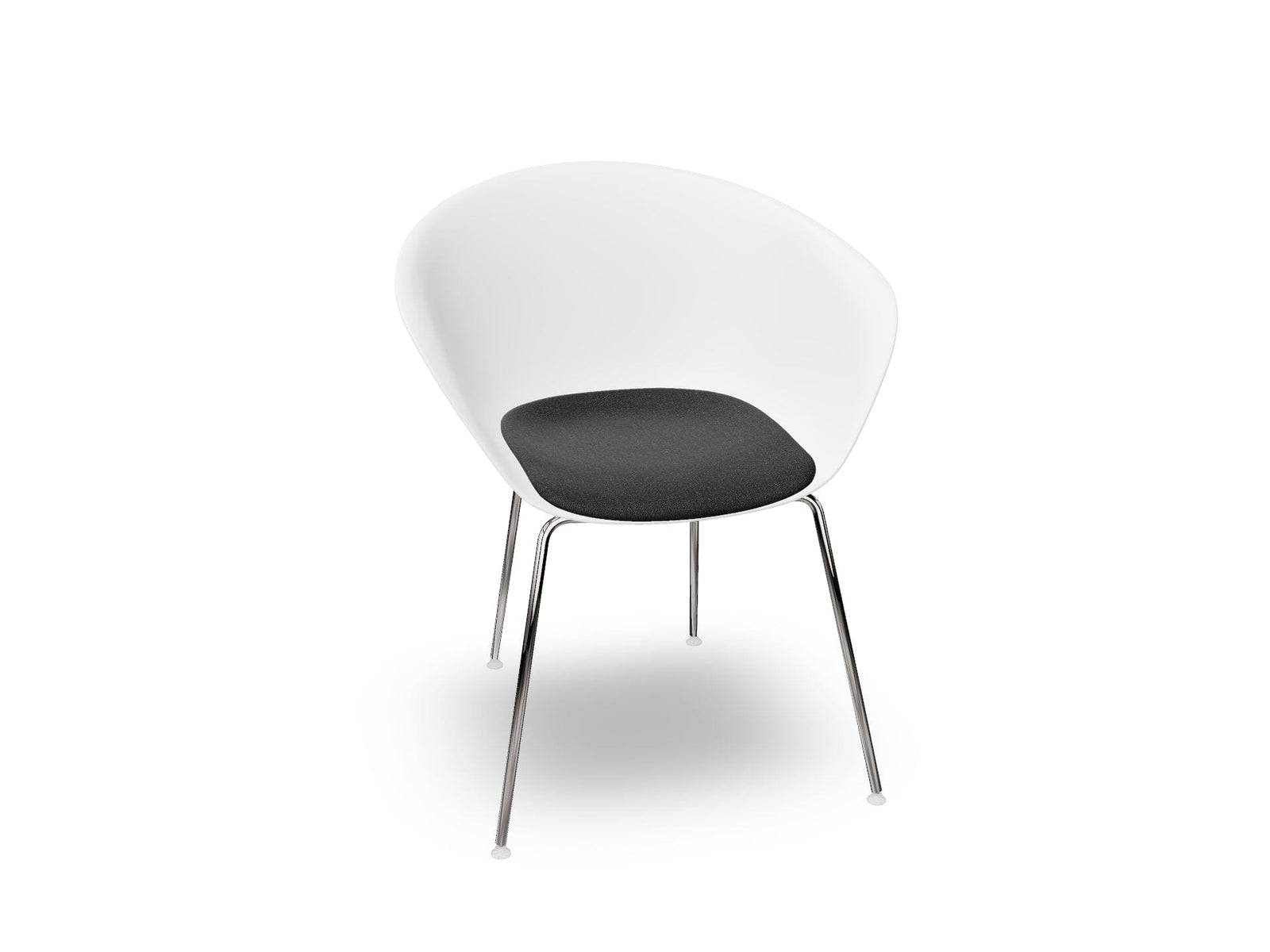 Duna 02 Four Leg Chair With Seat Cushion Chairs Arper 
