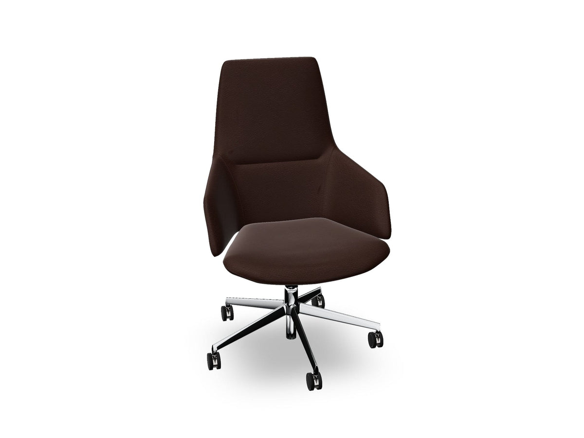 Aston Office Five Way Star Base Armchair Office Chair Arper 