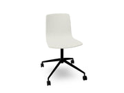 Aava 02 Fixed Trestle Base Chair With Fully Upholstered Chairs Arper 