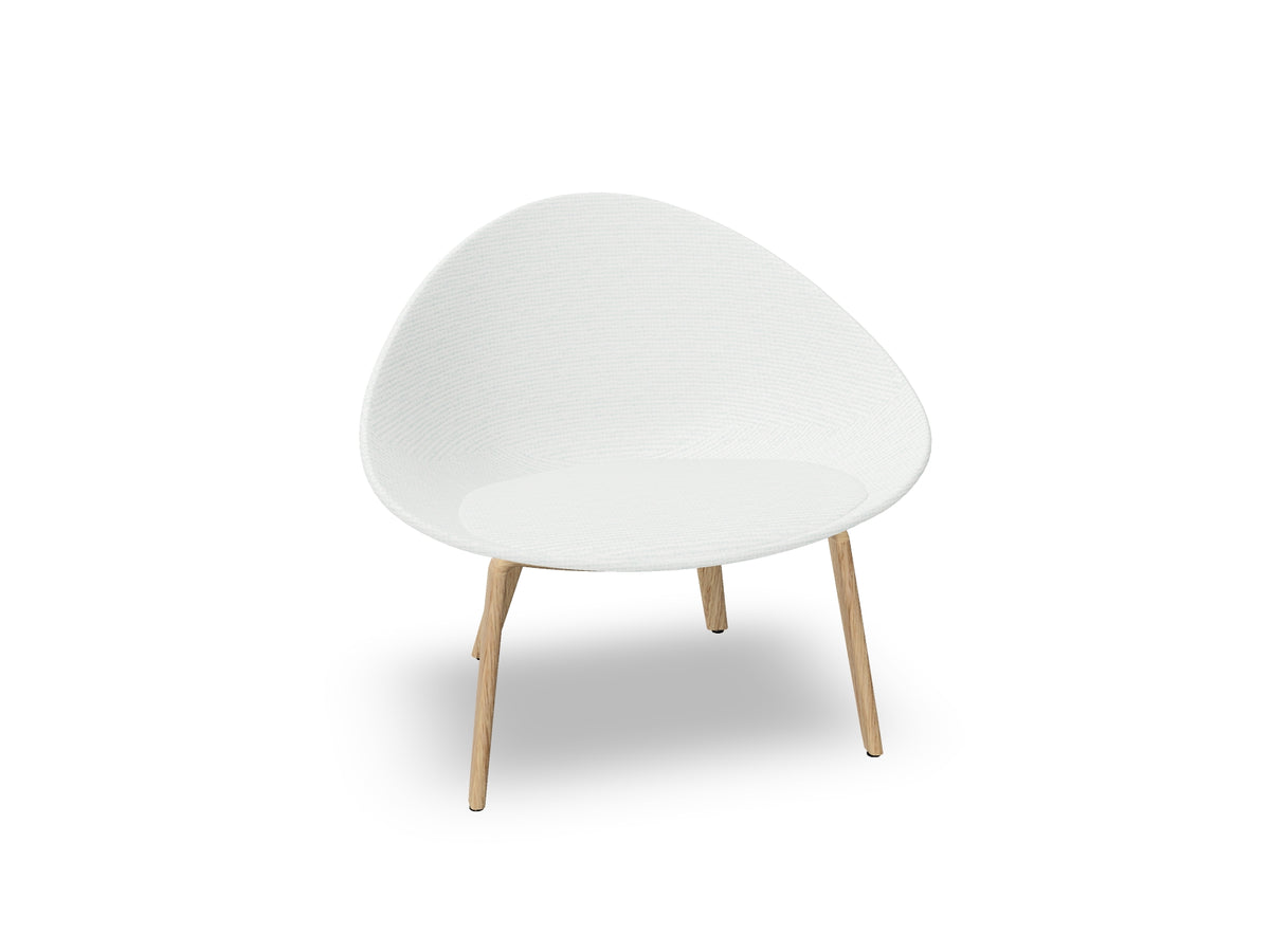 Adell 4 Leg Wood Lounge Chair With Fully Upholstered