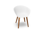 Duna 02 Polypropylene Chair With Wood Legs Chairs Arper 