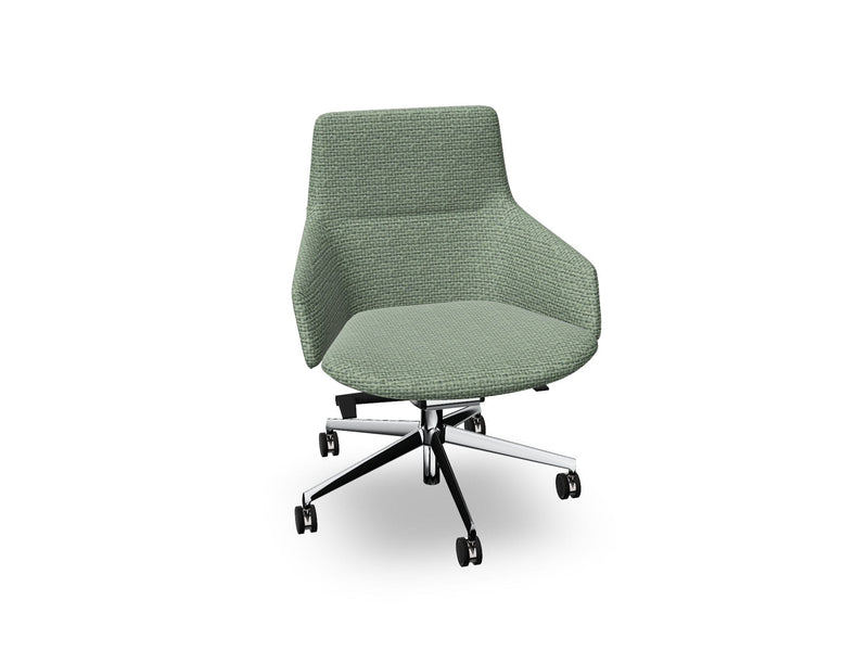 Aston Conference Syncro Five Way Star Base Armchair task chair Arper 