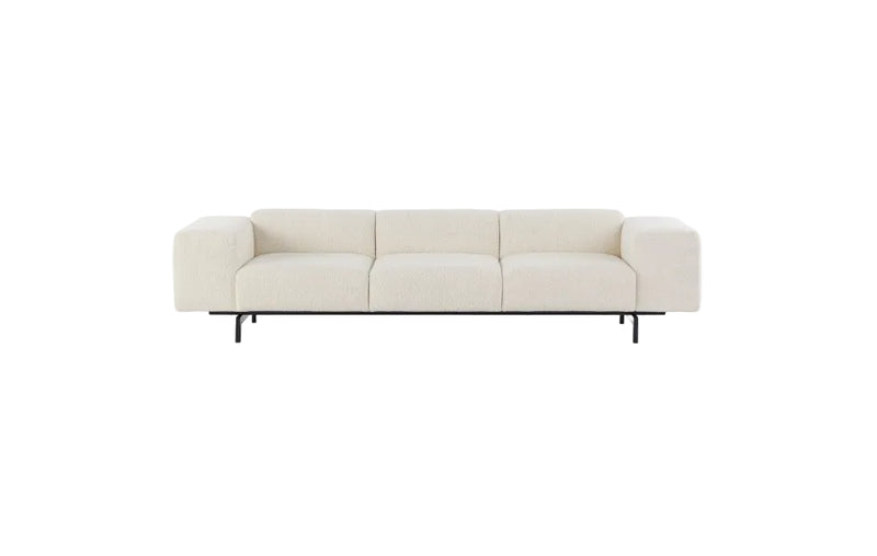 Largo three-seater curly