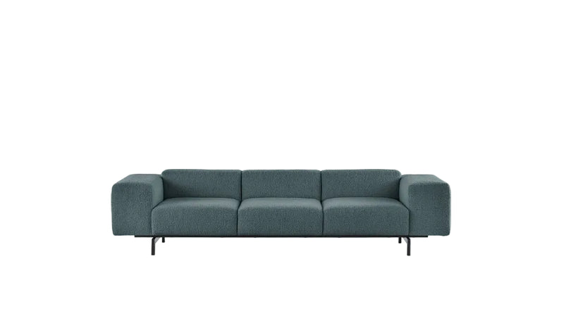 Largo three-seater curly