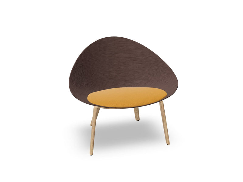 Adell 4 Leg Wood Lounge Chair lounge chair Arper 