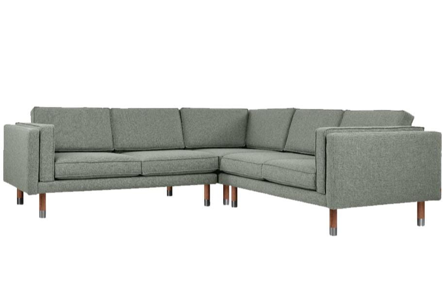 Augusta Bi-Sectional Sofa Gus Modern Caledon Cinder 