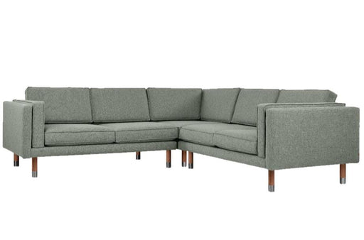 Augusta Bi-Sectional Sofa Gus Modern Caledon Cinder 