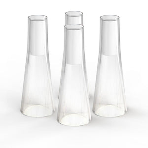 Candel Table Lamp - 4 Pack Table Lamps Pablo Clear/White 