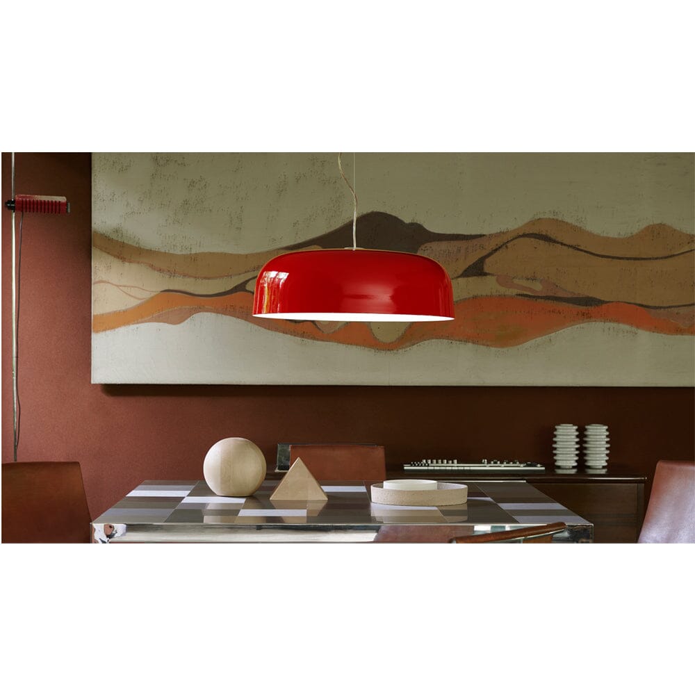 Canopy Pendant Light Pendant Lights Oluce Small Red 