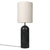 Gravity Floor Lamp - XL High Floor Lamps Gubi Canvas Shade Black Marble 