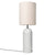 Gravity Floor Lamp - XL High Floor Lamps Gubi Canvas Shade White Marble 