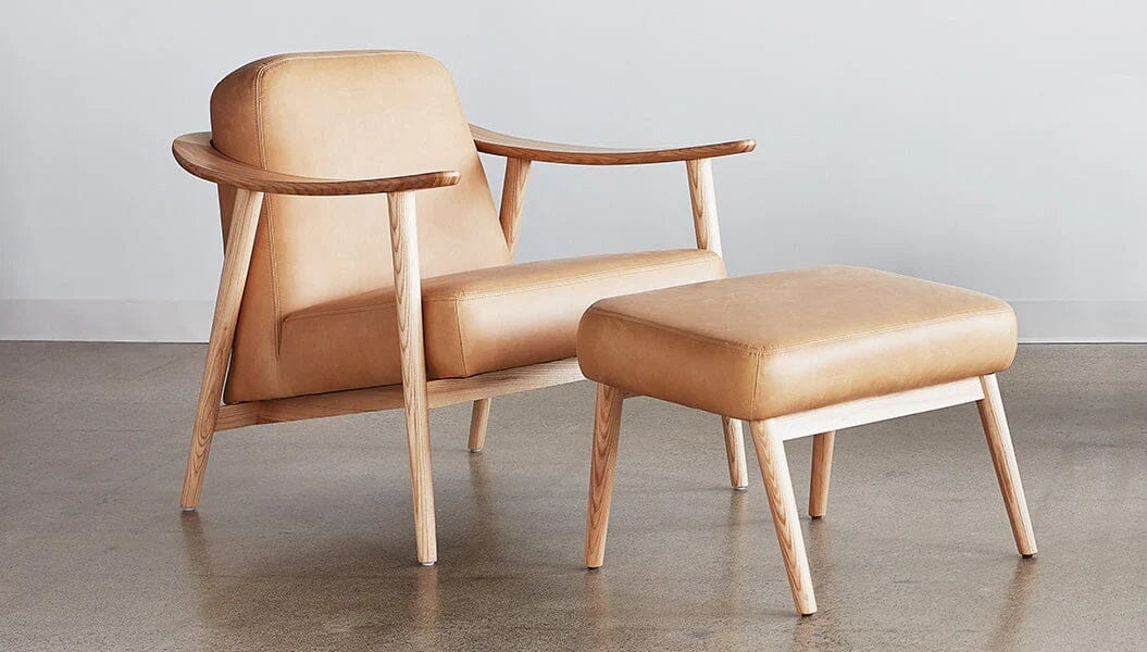 Baltic Chair &amp; Ottoman Chairs Gus Modern 