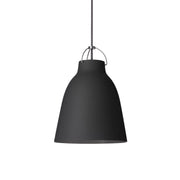 Caravaggio Matte Suspension Lamp hanging lamps Fritz Hansen Small (P1) Black 