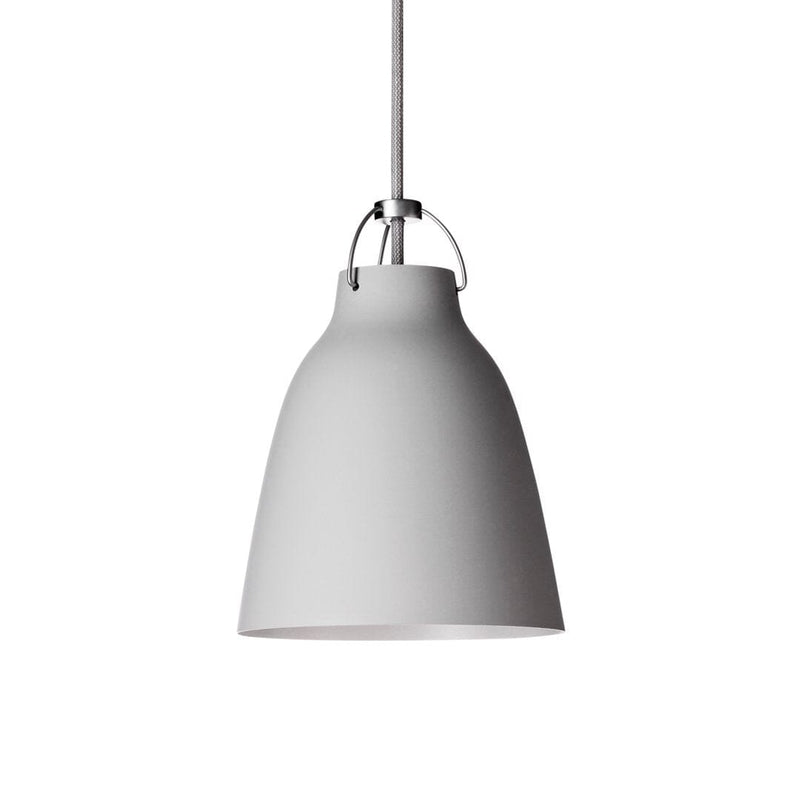 Caravaggio Matte Suspension Lamp hanging lamps Fritz Hansen Small (P1) Grey45 