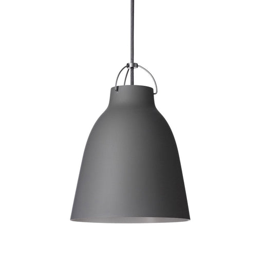 Caravaggio Matte Suspension Lamp hanging lamps Fritz Hansen Medium (P2) Grey45 