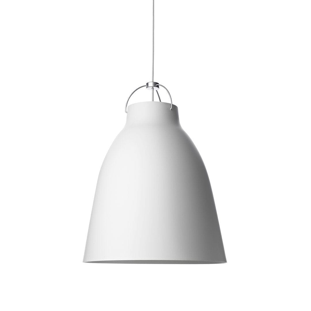 Caravaggio Matte Suspension Lamp hanging lamps Fritz Hansen Medium (P2) White 