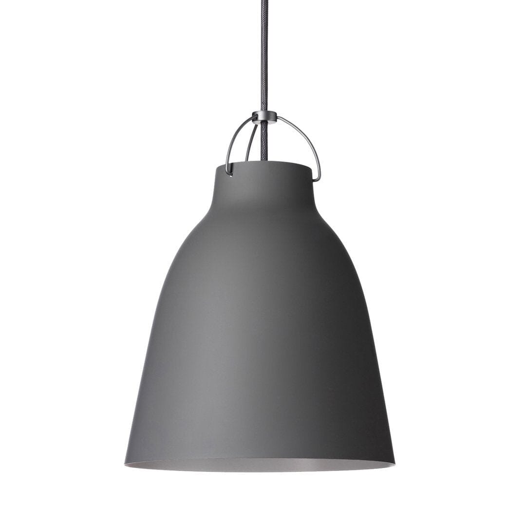Caravaggio Matte Suspension Lamp hanging lamps Fritz Hansen Large (P3) Grey45 