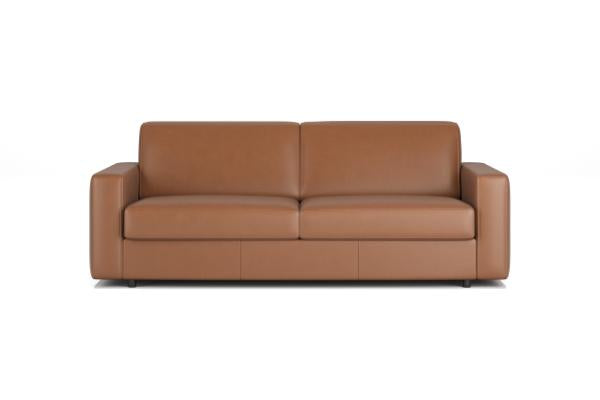 Carnell Leather Sleeper Sofa