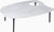 Cyclade Table Coffee Tables herman miller Low Without Bowl Carrara marble