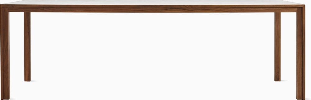 Doubleframe Table table herman miller 36” Wide x 92” Long Carrara honeycomb marble 