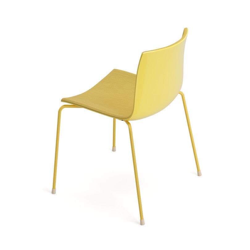 Catifa 46 Four Leg Polypropylene with Front-Face Upholstery Side/Dining Arper 