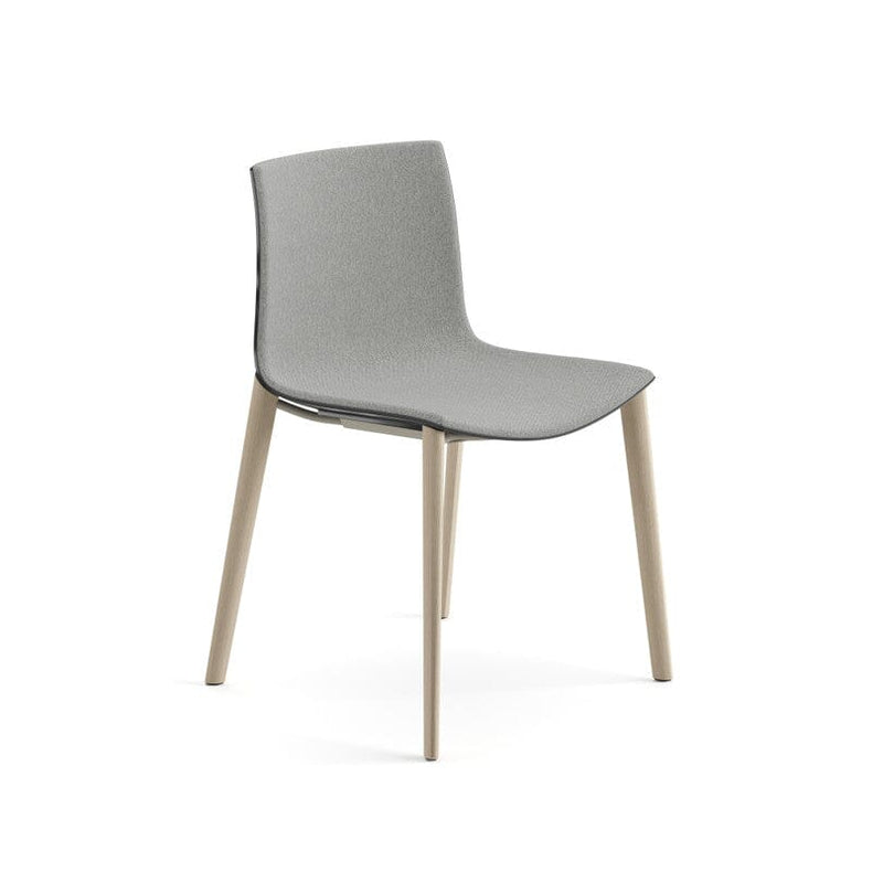 Catifa 46 Wood Four Leg Polypropylene With Front-Face Upholstery Side/Dining Arper 