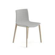 Catifa 46 Wood Four Leg Polypropylene With Front-Face Upholstery Side/Dining Arper 
