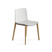 Catifa 46 Wood Four Leg Polypropylene With Seat Upholstery Side/Dining Arper 