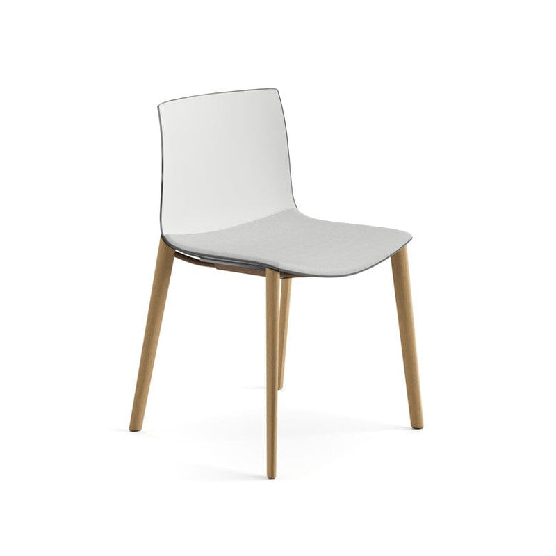 Catifa 46 Wood Four Leg Polypropylene With Seat Upholstery Side/Dining Arper 