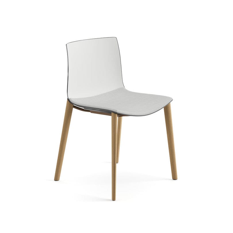 Catifa 46 Wood Four Leg Polypropylene With Seat Upholstery Side/Dining Arper 