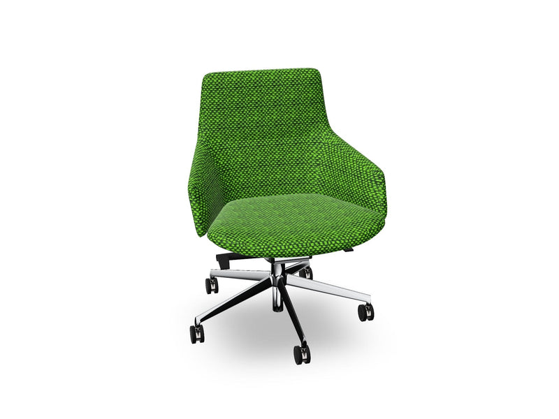 Aston Conference Syncro Five Way Star Base Armchair task chair Arper 