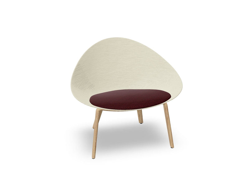 Adell 4 Leg Wood Lounge Chair lounge chair Arper 