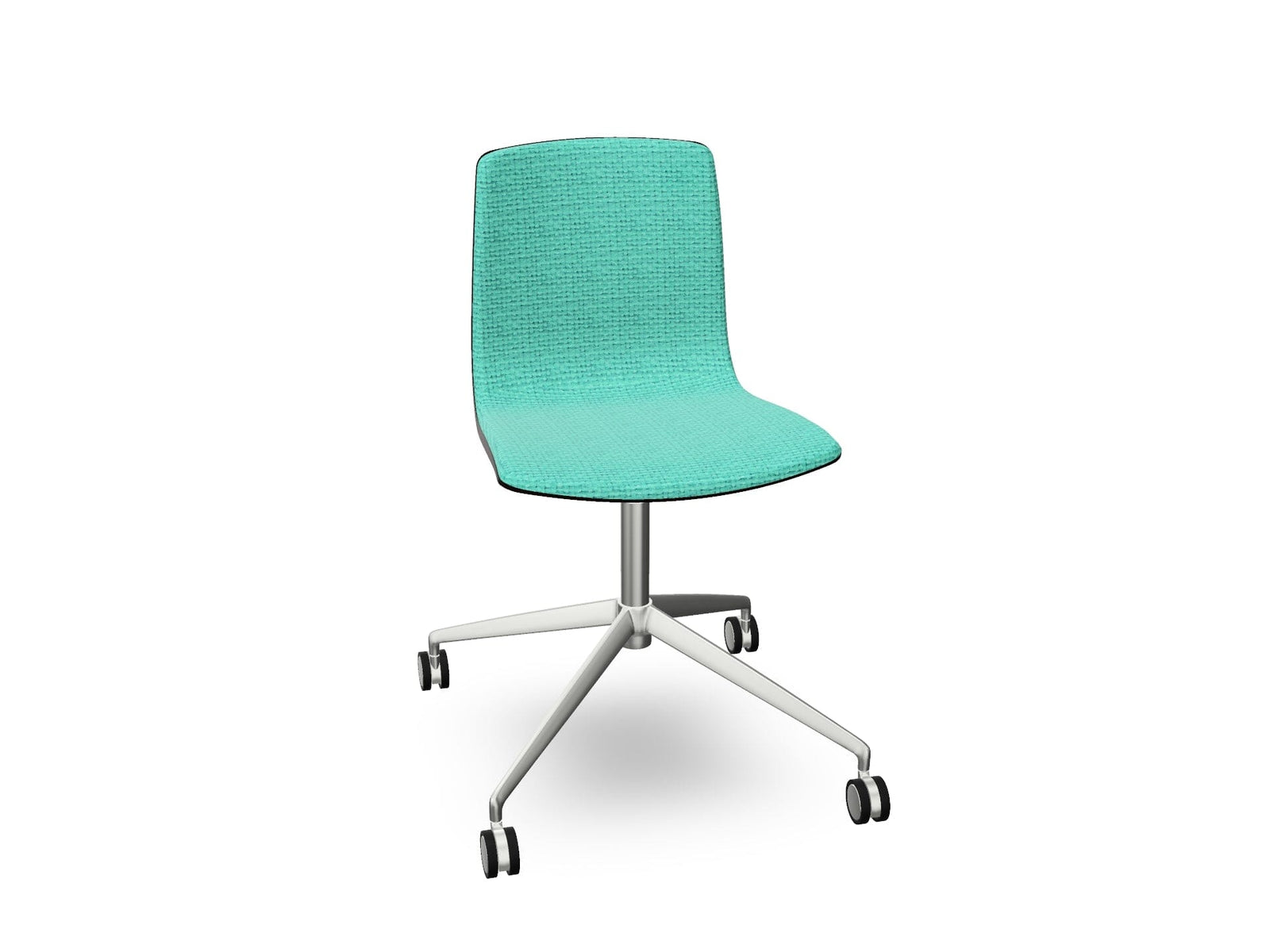 Aava 02 Fixed Trestle Base Wood Chair With Front Upholstery Chairs Arper 