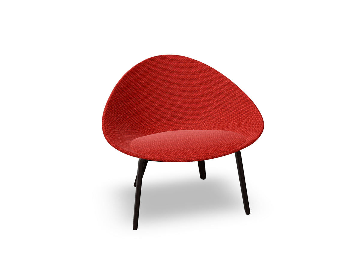 Adell 4 Leg Wood Lounge Chair With Fully Upholstered