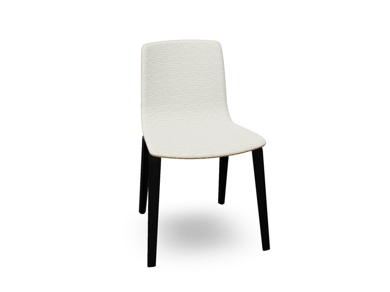 Aava 02 Wooden Chair with Front Upholstery Chairs Arper 