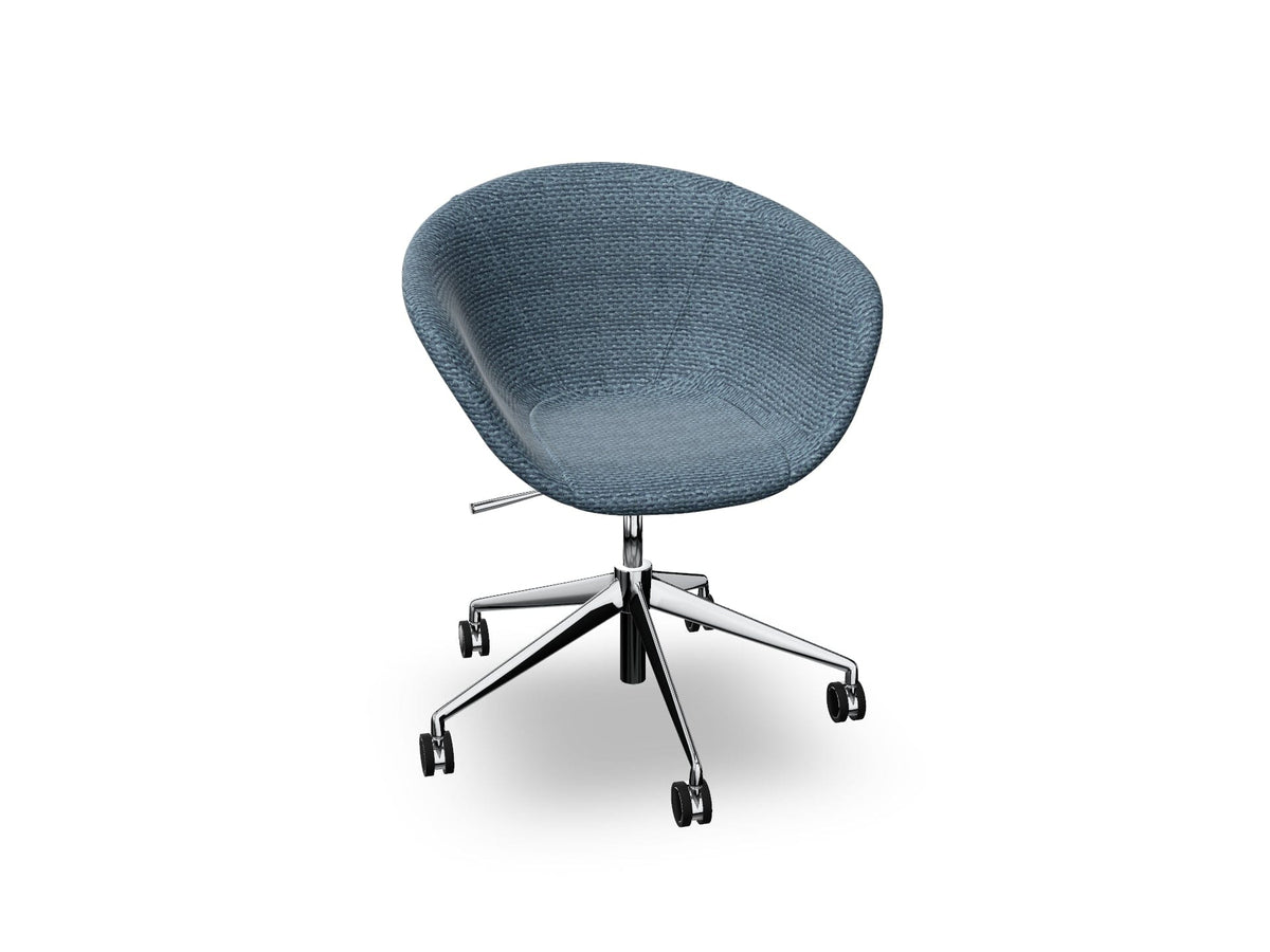 Duna 02 Five Star Base Chair With Front Upholstery Chairs Arper 