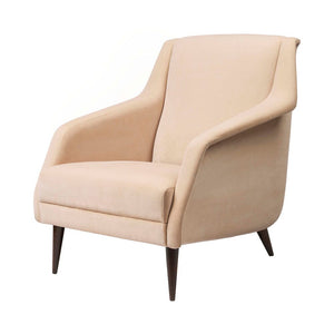 CDC.1 Wood Base Lounge Chair Fully Upholstered lounge chair Gubi 