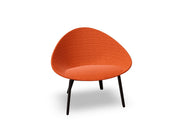 Adell 4 Leg Wood Lounge Chair With Fully Upholstered lounge chair Arper 