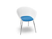 Duna 02 Four Leg Chair With Seat Cushion Chairs Arper 