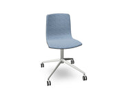 Aava 02 Fixed Trestle Base Wood Chair With Front Upholstery Chairs Arper 