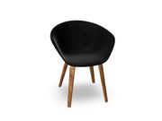 Duna 02 Polypropylene Chair With Wood Legs Chairs Arper 